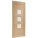 Turin Double Glazed External Oak Door (M&T) with Obscure Glass